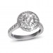 A round diamond weighing 1.50 carats, colour G, VS clarity mounted in Platinum thumbnail