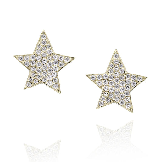 DADDY DIAMOND STAR EARRINGS