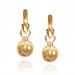 Citrine earrings mounted in 18K yellow gold thumbnail